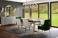 Essbereich mit Luxus-Esstisch und Wandgestaltung durch Maler Veit, Villingen-Schwenningen